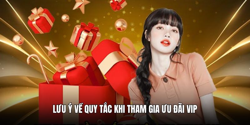 Lưu ý về quy tắc khi tham gia ưu đãi VIP